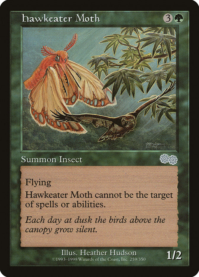 Hawkeater Moth [Urza's Saga] | Galaxy Games LLC