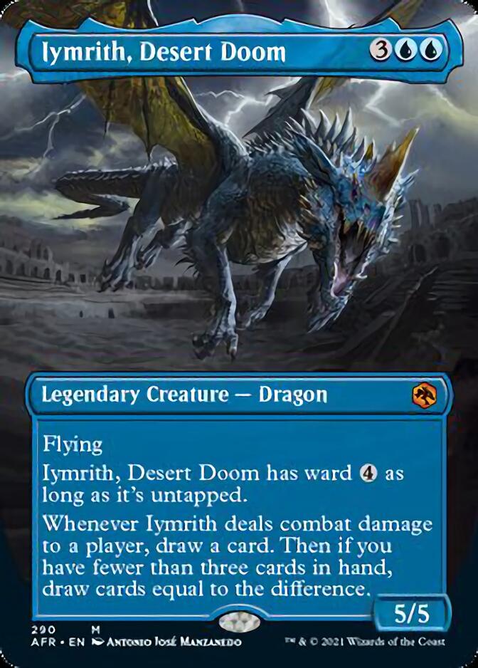 Iymrith, Desert Doom (Borderless Alternate Art) [Dungeons & Dragons: Adventures in the Forgotten Realms] | Galaxy Games LLC