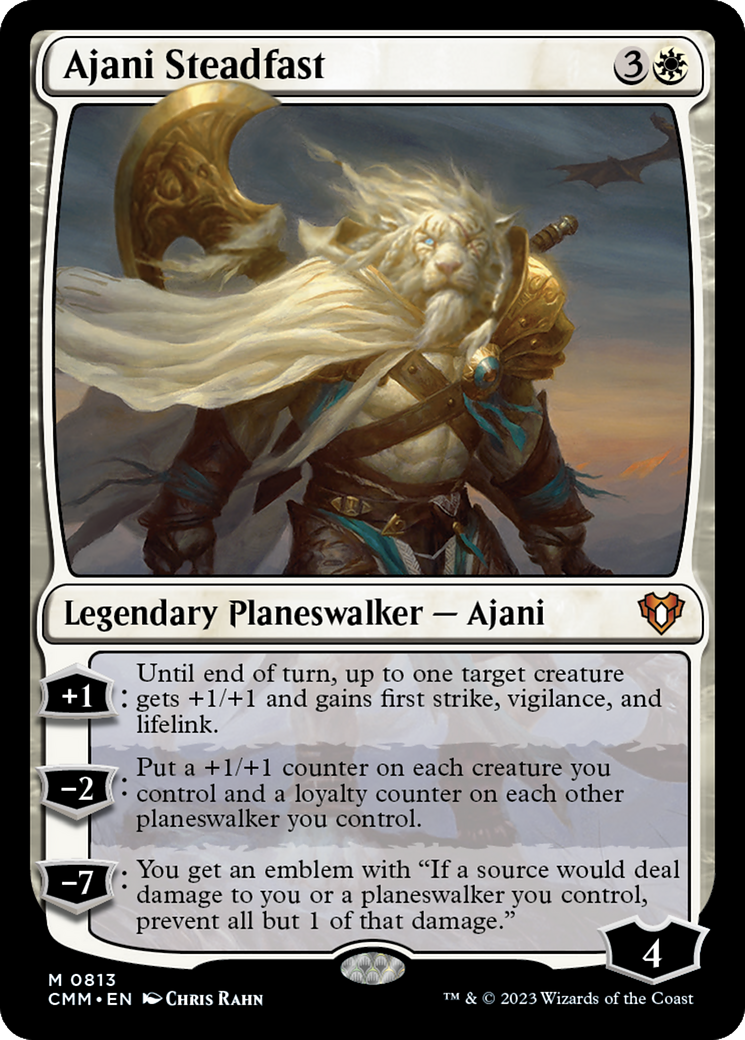 Ajani Steadfast [Commander Masters] | Galaxy Games LLC