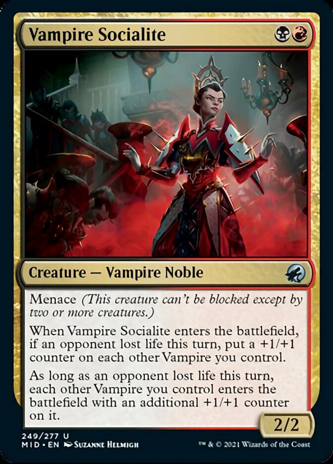 Vampire Socialite [Innistrad: Midnight Hunt] | Galaxy Games LLC