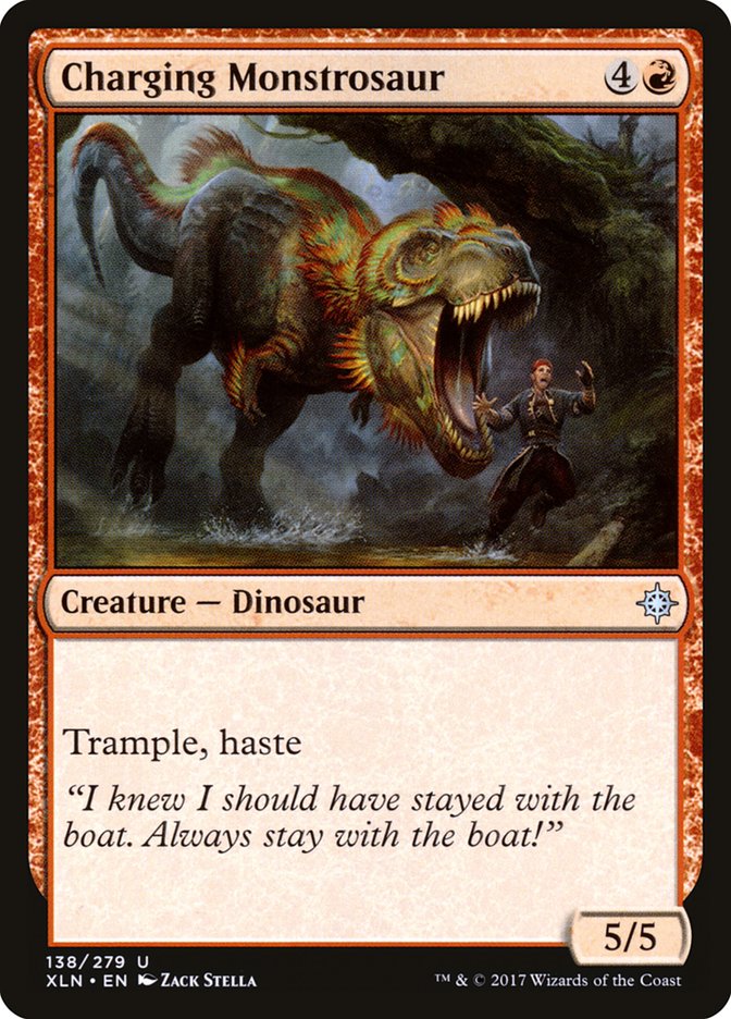 Charging Monstrosaur [Ixalan] | Galaxy Games LLC