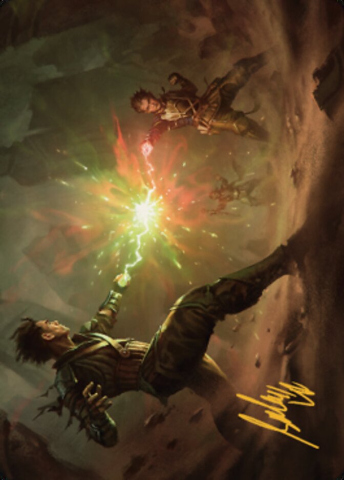 Brotherhood's End Art Card (Gold-Stamped Signature) [The Brothers' War Art Series] | Galaxy Games LLC