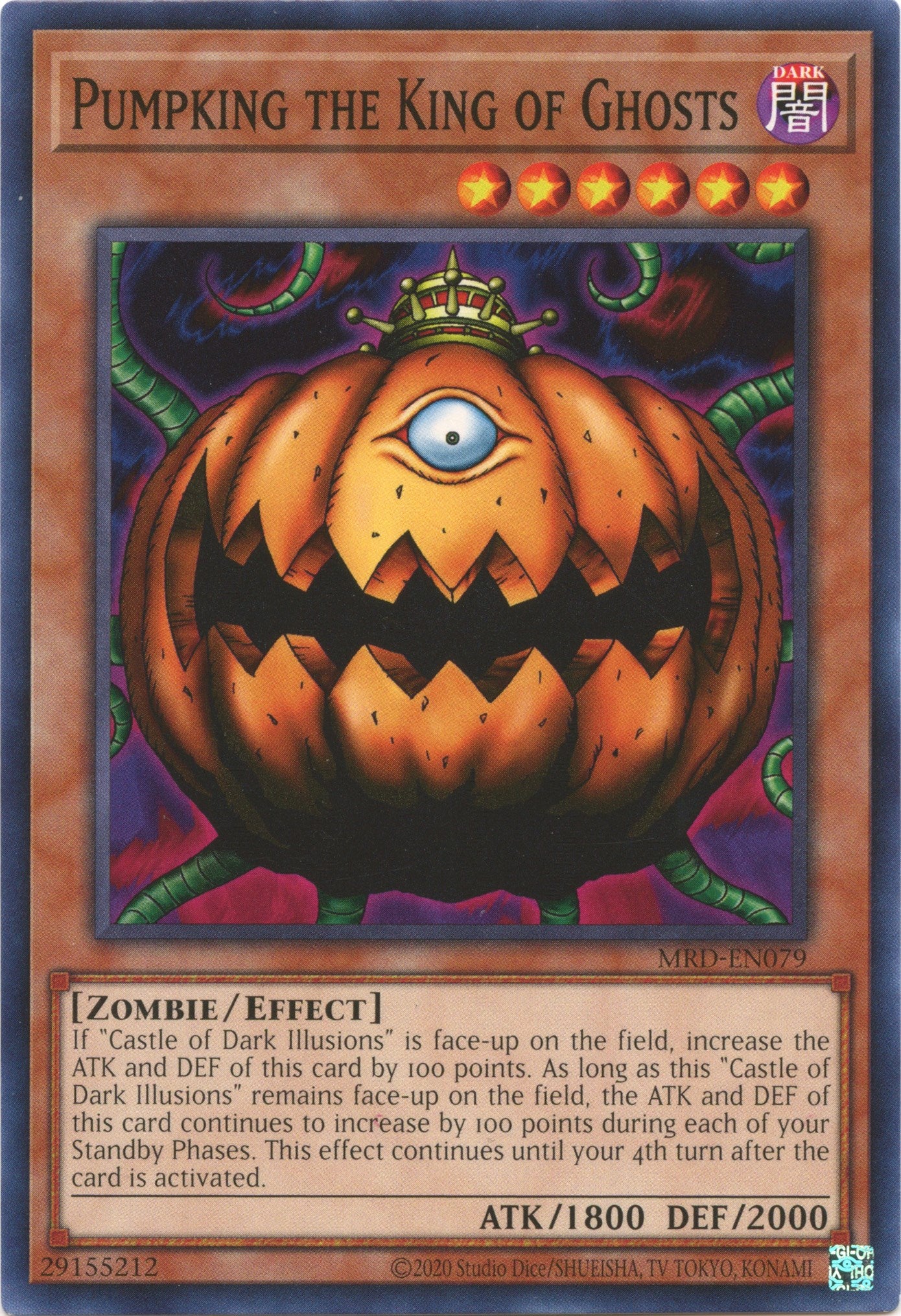 Pumpking the King of Ghosts (25th Anniversary) [MRD-EN079] Common | Galaxy Games LLC