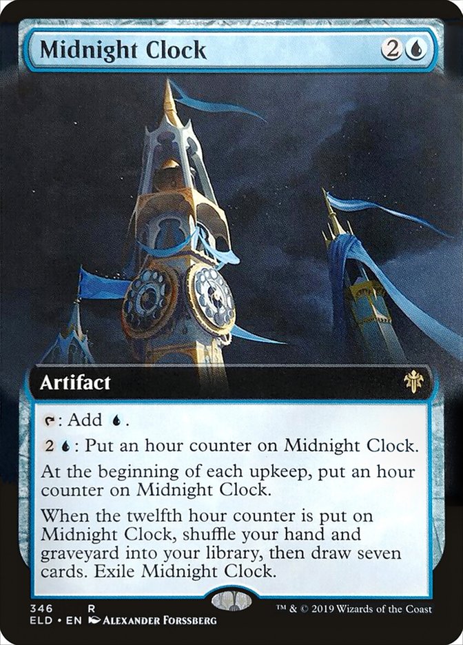 Midnight Clock (Extended Art) [Throne of Eldraine] | Galaxy Games LLC