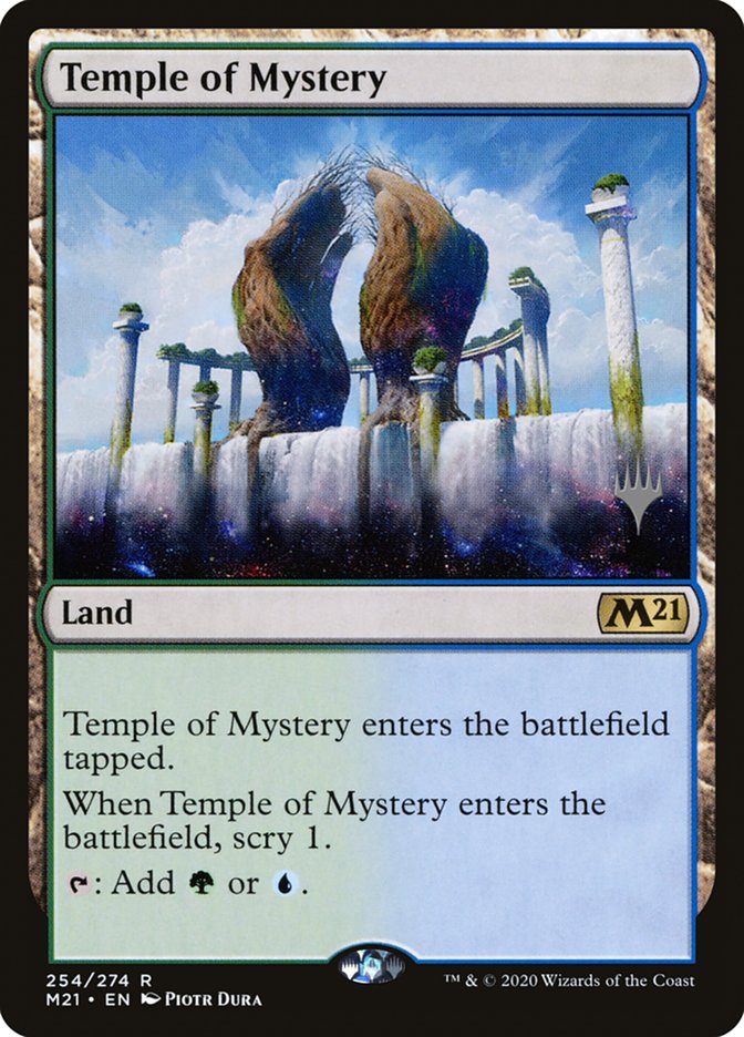 Temple of Mystery (Promo Pack) [Core Set 2021 Promos] | Galaxy Games LLC