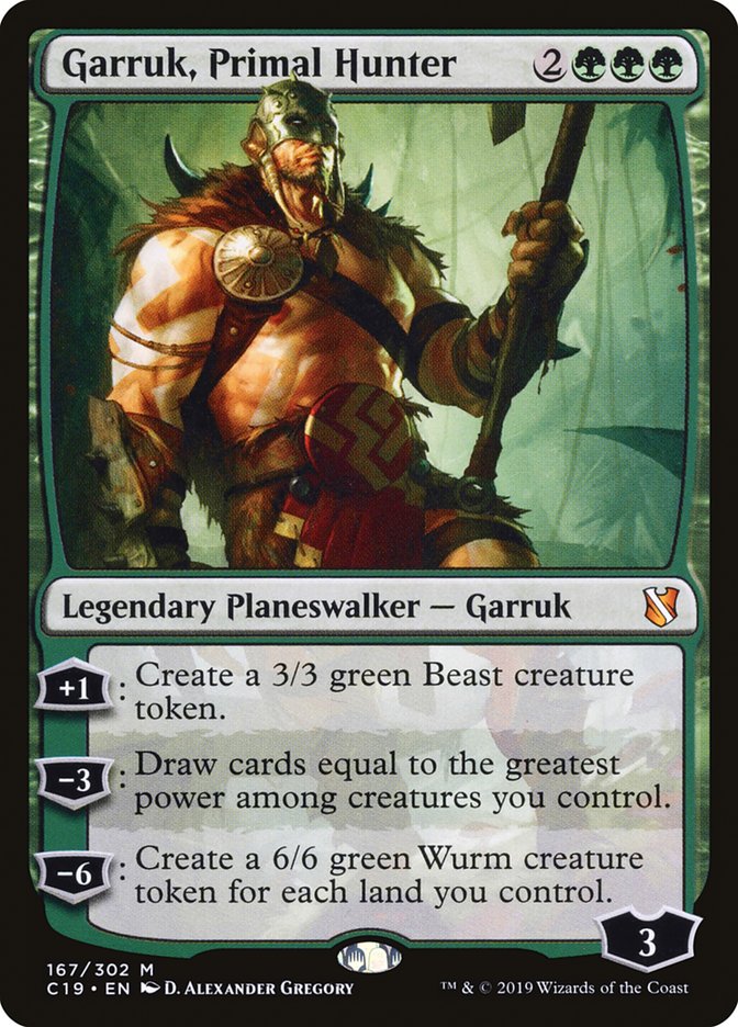 Garruk, Primal Hunter [Commander 2019] | Galaxy Games LLC