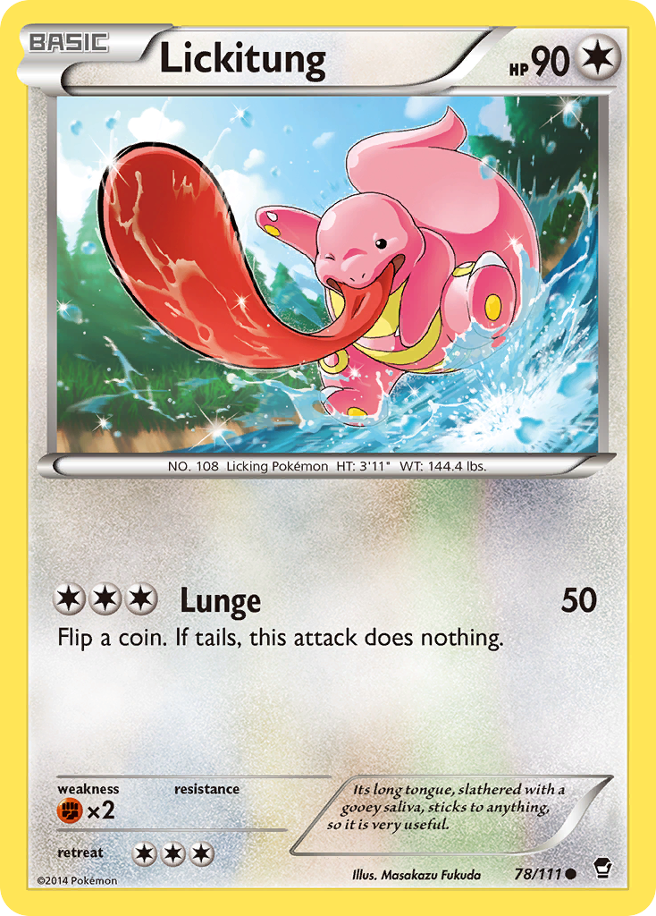 Lickitung (78/111) [XY: Furious Fists] | Galaxy Games LLC