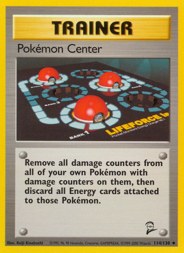 Pokemon Center (114/130) [Base Set 2] | Galaxy Games LLC