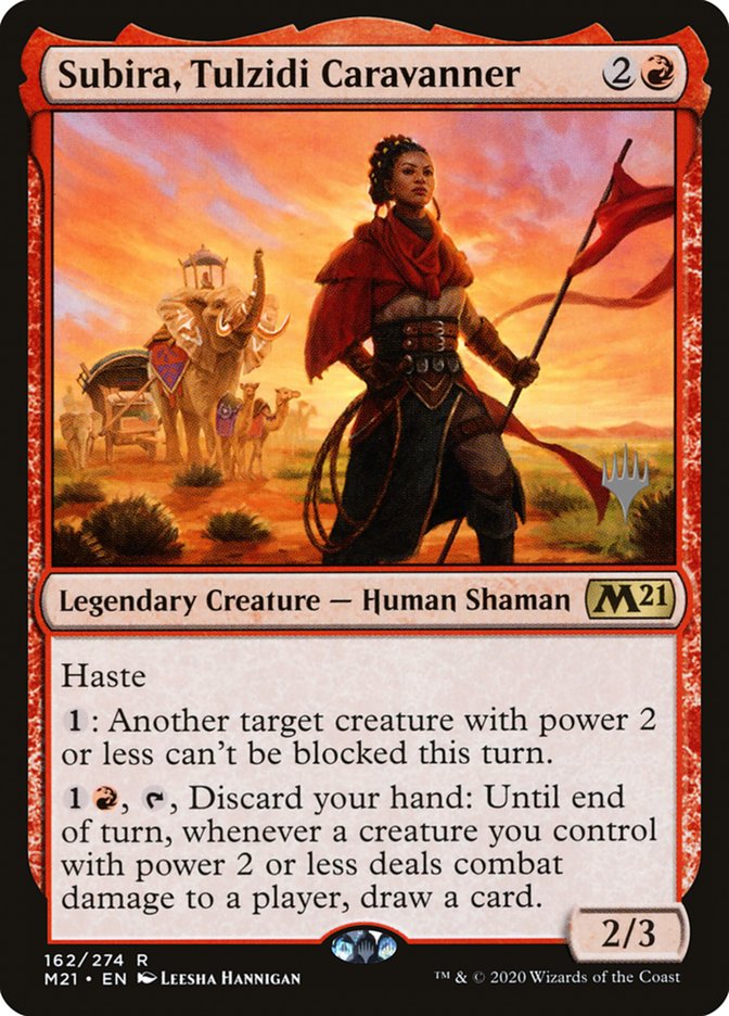 Subira, Tulzidi Caravanner (Promo Pack) [Core Set 2021 Promos] | Galaxy Games LLC