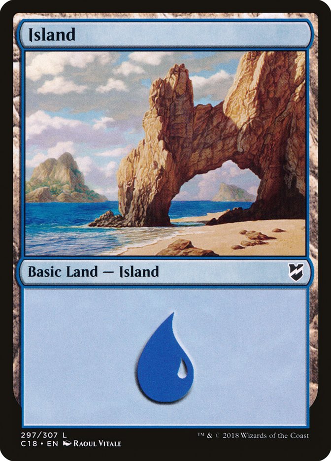 Island (297) [Commander 2018] | Galaxy Games LLC