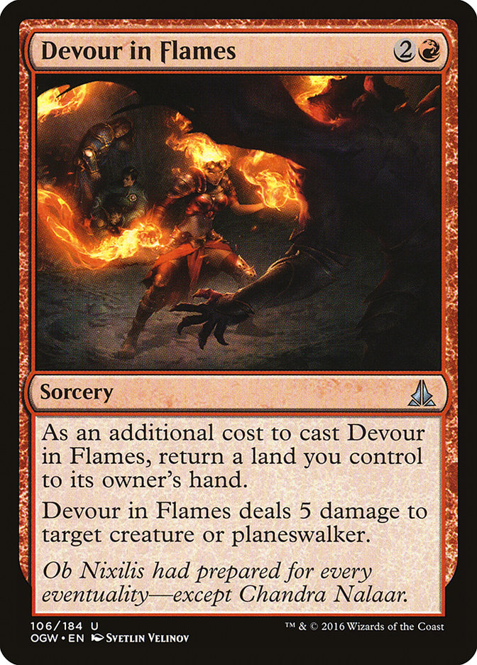 Devour in Flames [Oath of the Gatewatch] | Galaxy Games LLC