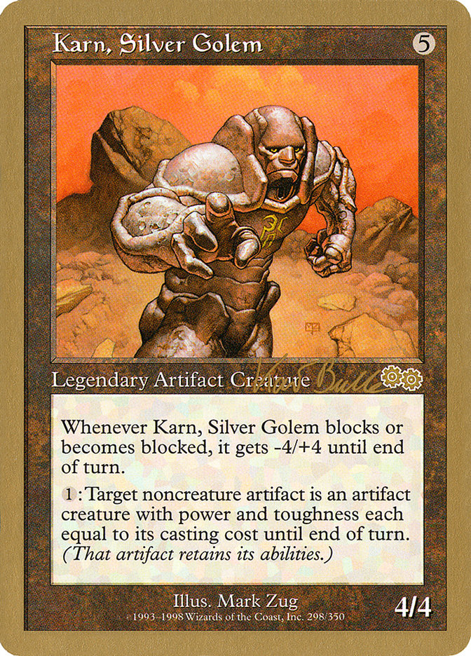 Karn, Silver Golem (Kai Budde) [World Championship Decks 1999] | Galaxy Games LLC