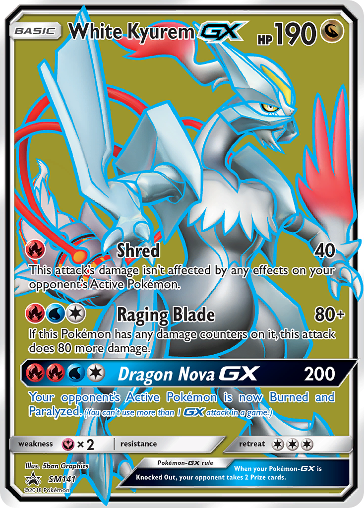 White Kyurem GX (SM141) [Sun & Moon: Black Star Promos] | Galaxy Games LLC