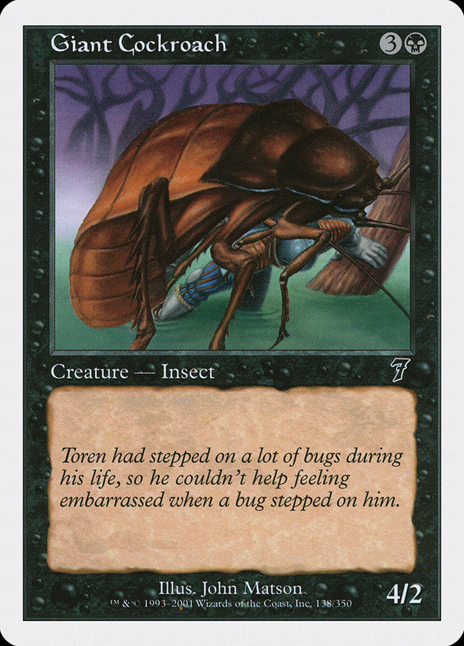 Giant Cockroach [Seventh Edition] | Galaxy Games LLC