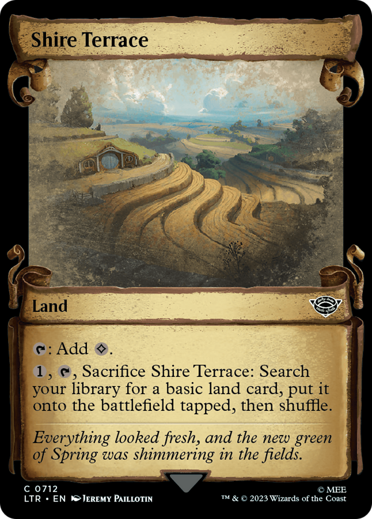 Shire Terrace [The Lord of the Rings: Tales of Middle-Earth Showcase Scrolls] | Galaxy Games LLC