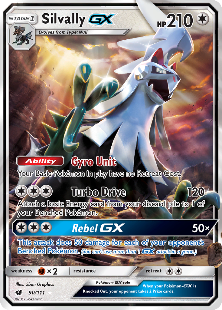 Silvally GX (90/111) [Sun & Moon: Crimson Invasion] | Galaxy Games LLC