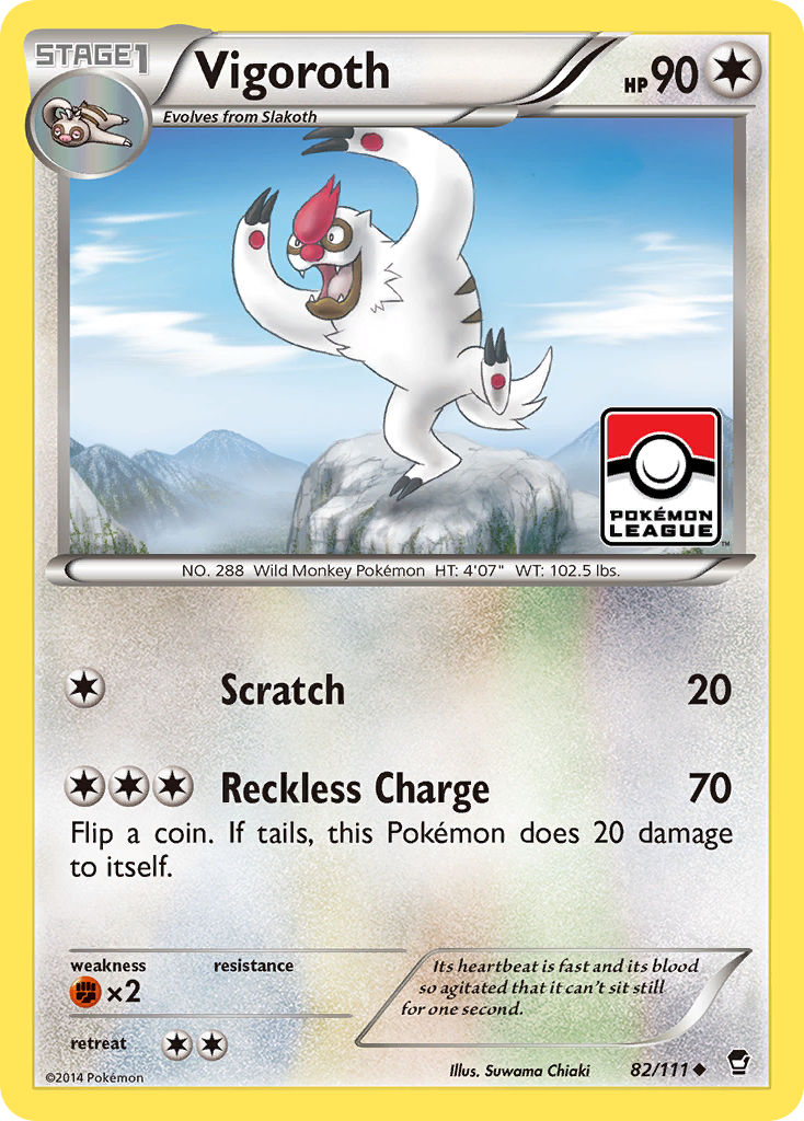 Vigoroth (82/111) [XY: Furious Fists] | Galaxy Games LLC