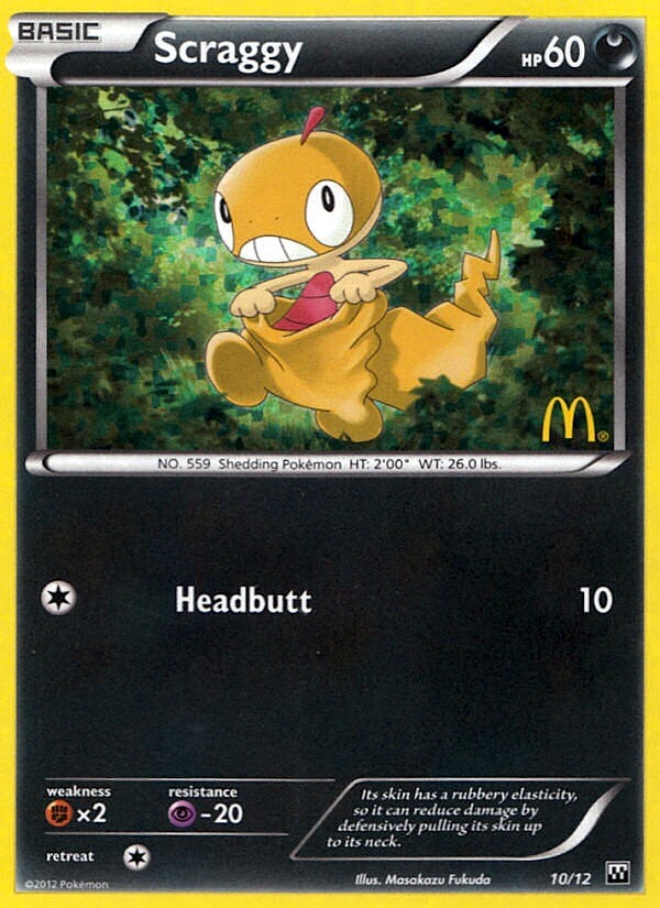 Scraggy (10/12) [McDonald's Promos: 2012 Collection] | Galaxy Games LLC