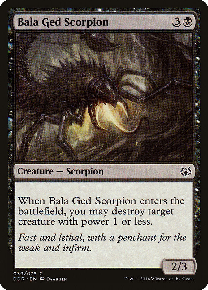 Bala Ged Scorpion [Duel Decks: Nissa vs. Ob Nixilis] | Galaxy Games LLC