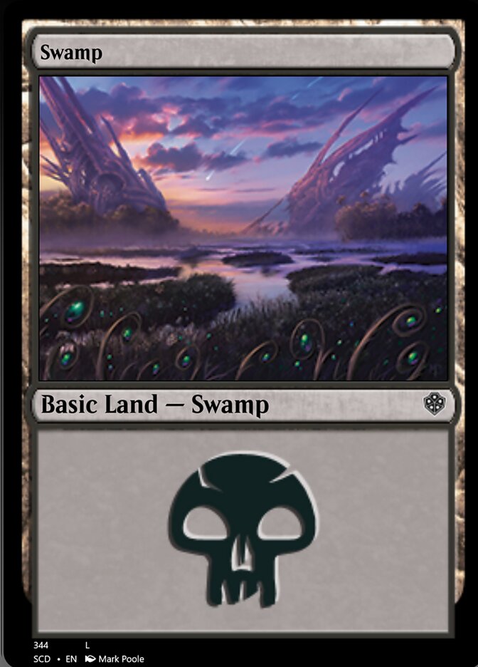 Swamp (344) [Starter Commander Decks] | Galaxy Games LLC