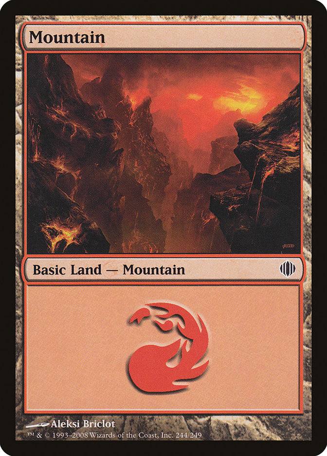 Mountain (244) [Shards of Alara] | Galaxy Games LLC