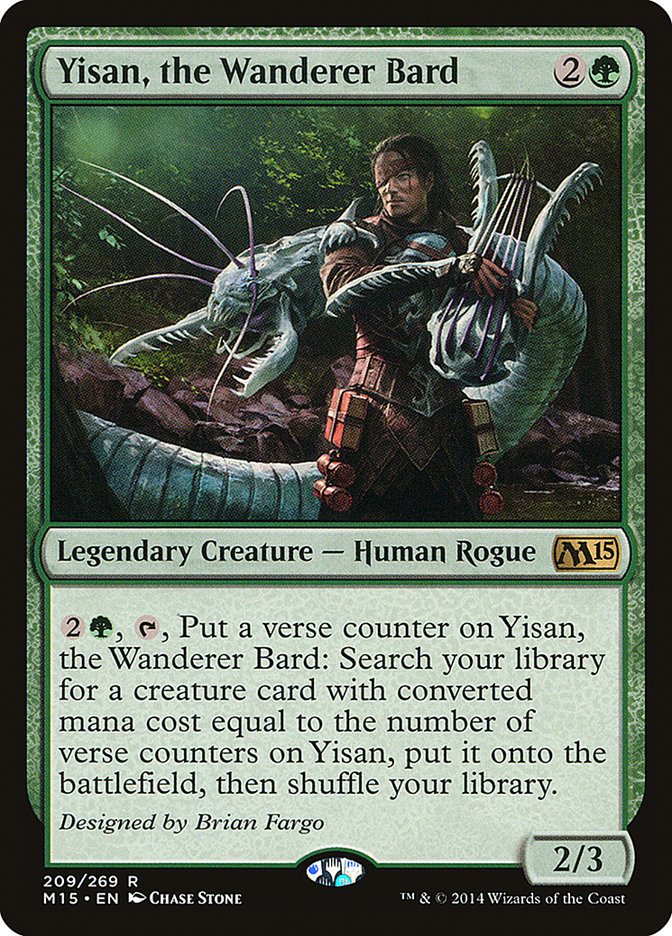 Yisan, the Wanderer Bard [Magic 2015] | Galaxy Games LLC