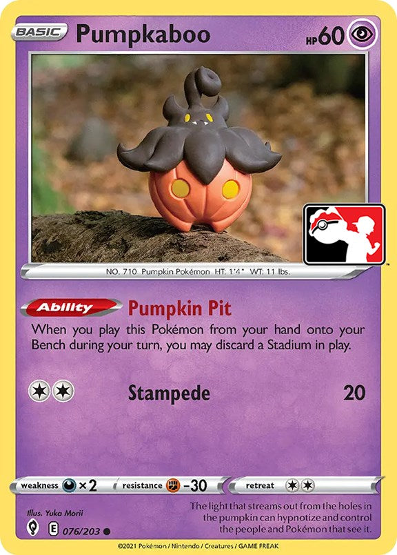 Pumpkaboo (076/203) [Prize Pack Series One] | Galaxy Games LLC