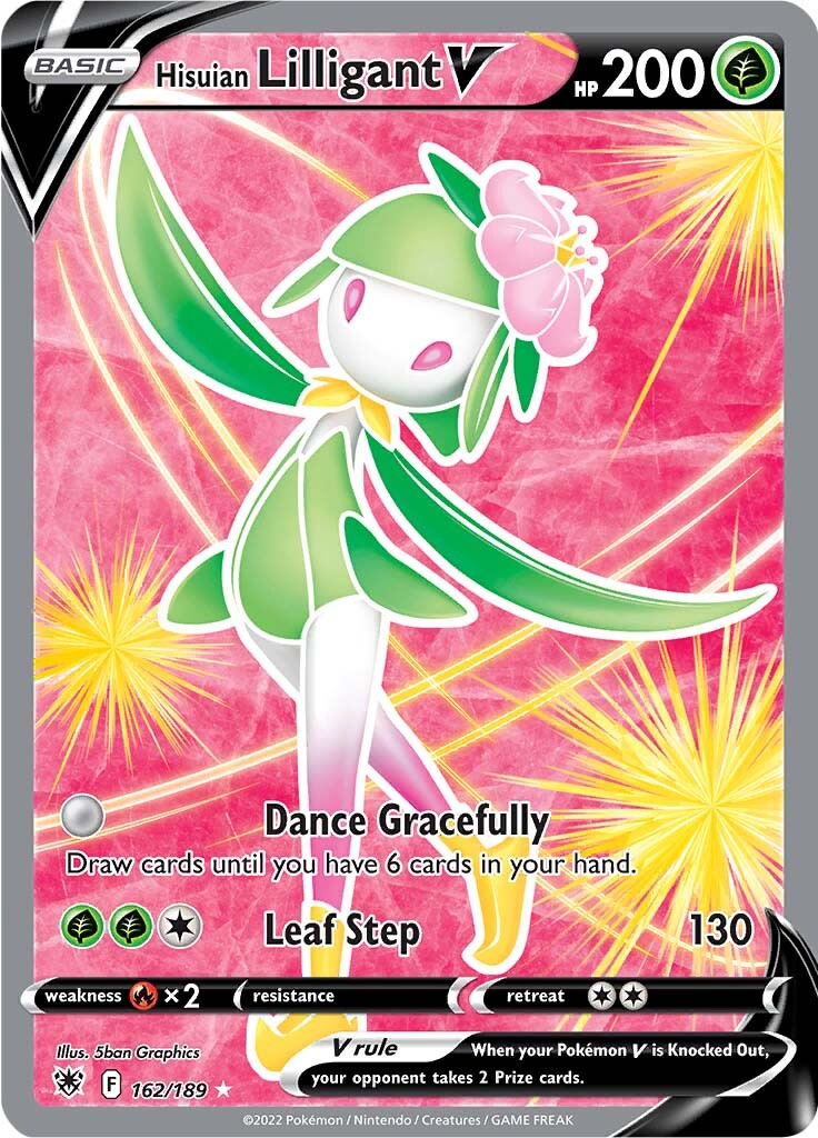 Hisuian Lilligant V (162/189) [Sword & Shield: Astral Radiance] | Galaxy Games LLC