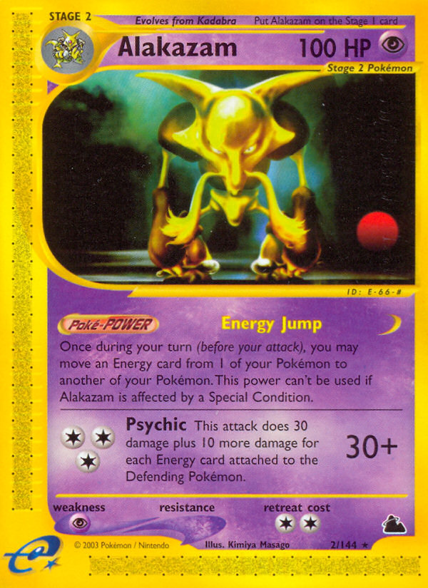 Alakazam (2/144) [Skyridge] | Galaxy Games LLC