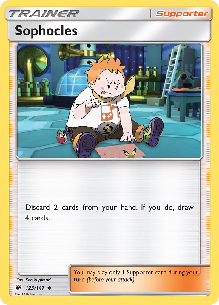 Sophocles (123/147) [Sun & Moon: Burning Shadows] | Galaxy Games LLC