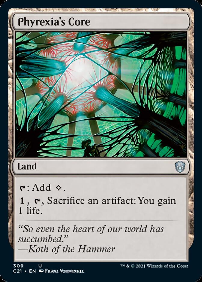 Phyrexia's Core [Commander 2021] | Galaxy Games LLC