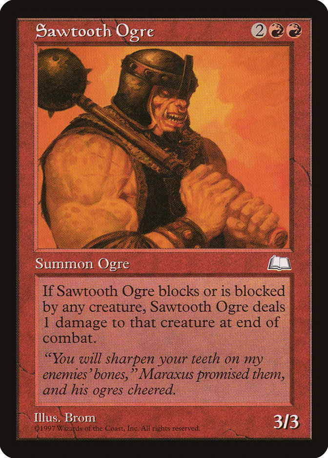 Sawtooth Ogre [Weatherlight] | Galaxy Games LLC