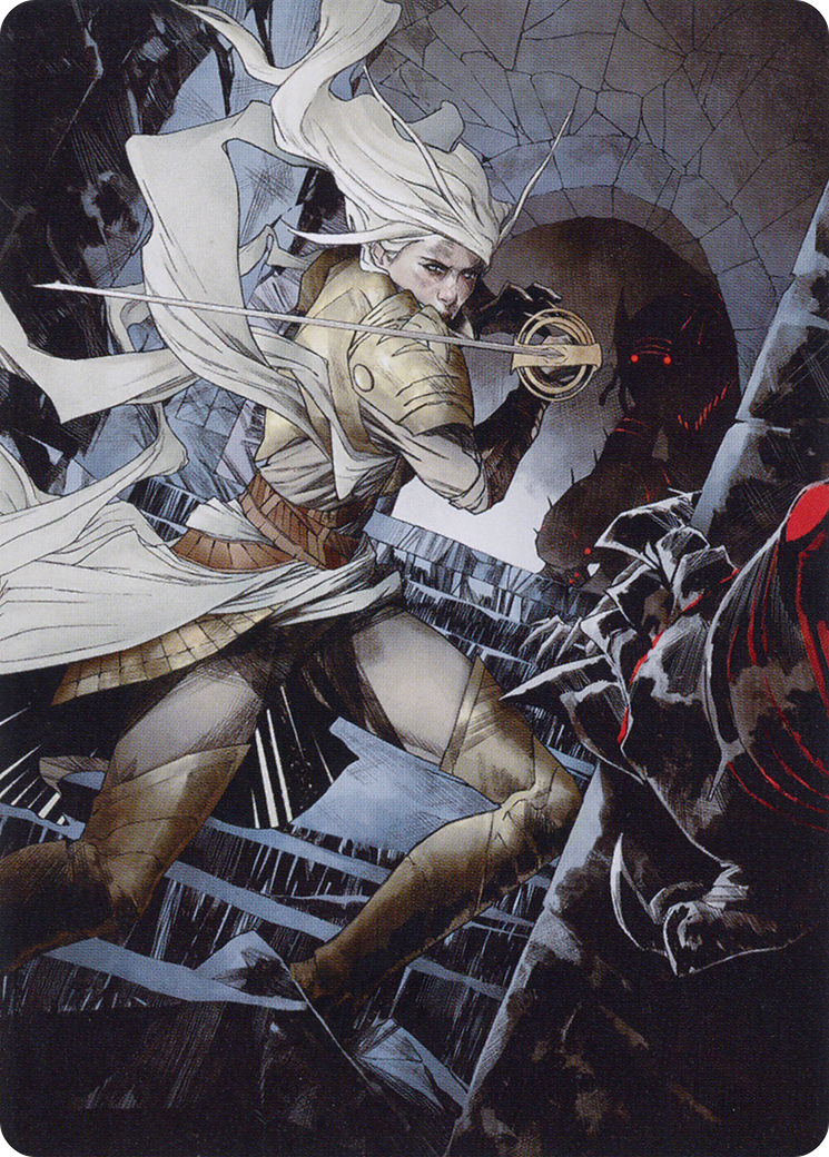 Thalia, Guardian of Thraben Art Card [March of the Machine Art Series] | Galaxy Games LLC