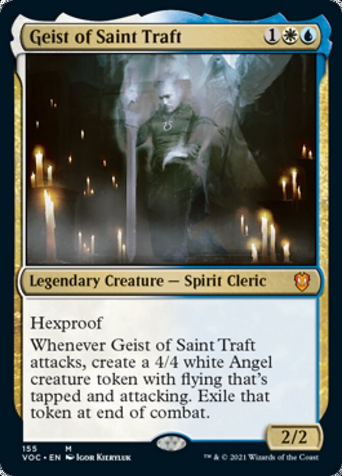 Geist of Saint Traft [Innistrad: Crimson Vow Commander] | Galaxy Games LLC