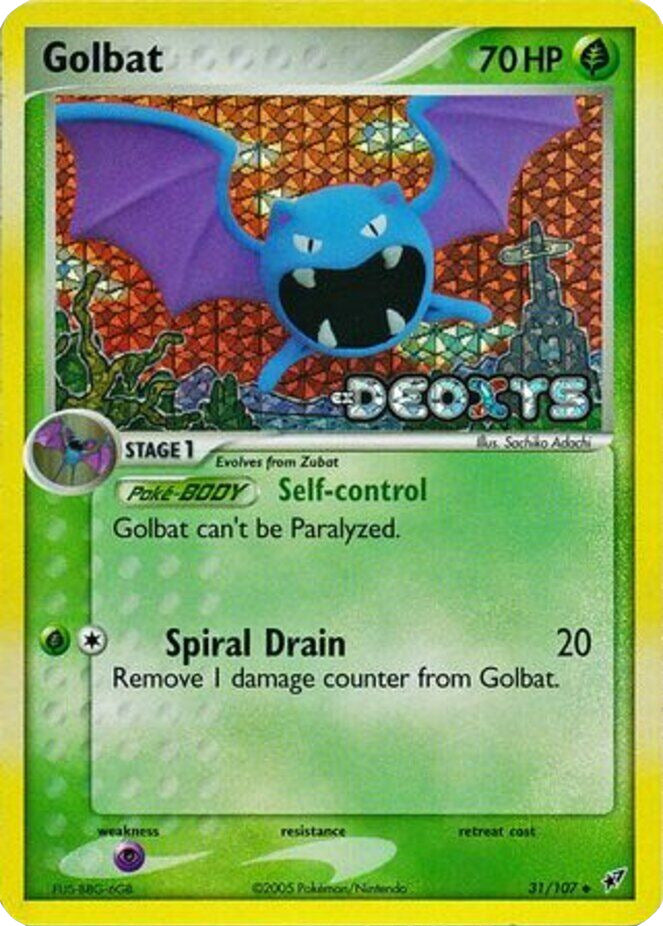 Golbat (31/107) (Stamped) [EX: Deoxys] | Galaxy Games LLC