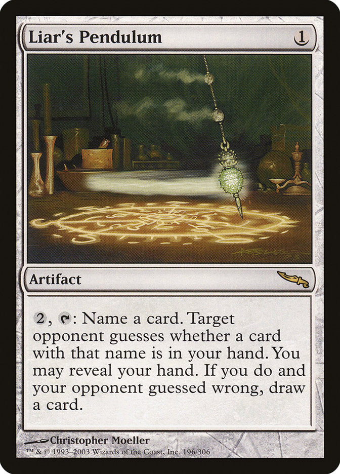Liar's Pendulum [Mirrodin] | Galaxy Games LLC