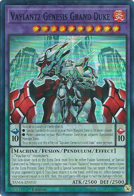 Vaylantz Genesis Grand Duke [TAMA-EN010] Super Rare | Galaxy Games LLC