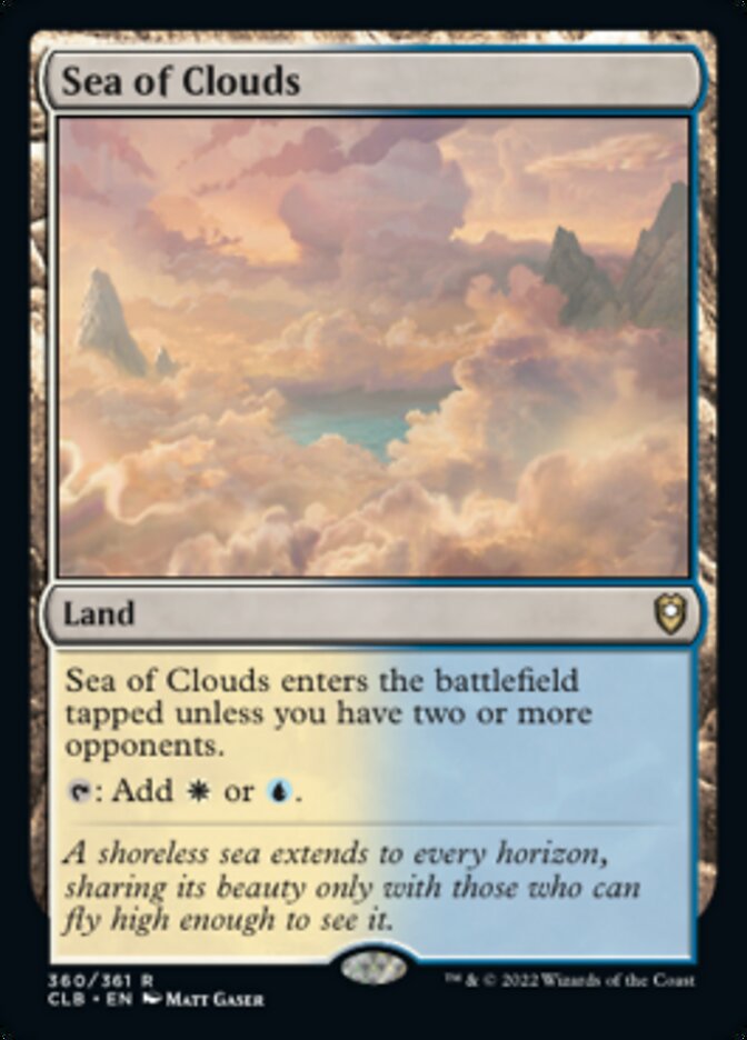Sea of Clouds [Commander Legends: Battle for Baldur's Gate] | Galaxy Games LLC