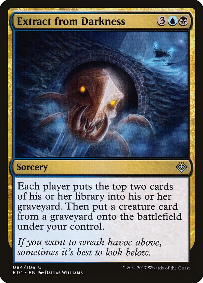 Extract from Darkness [Archenemy: Nicol Bolas] | Galaxy Games LLC