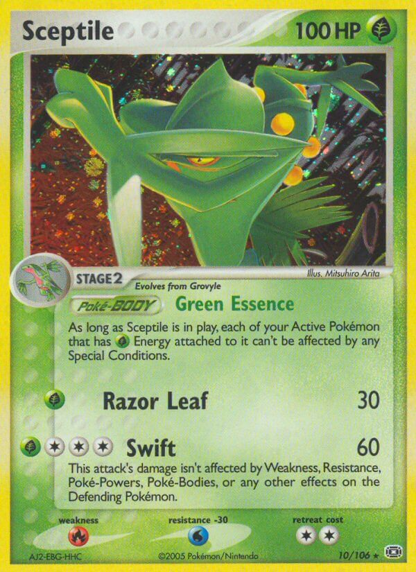 Sceptile (10/106) (Theme Deck Exclusive) [EX: Emerald] | Galaxy Games LLC