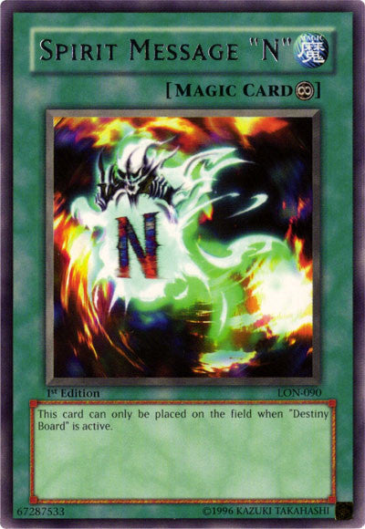 Spirit Message "N" [LON-090] Rare | Galaxy Games LLC
