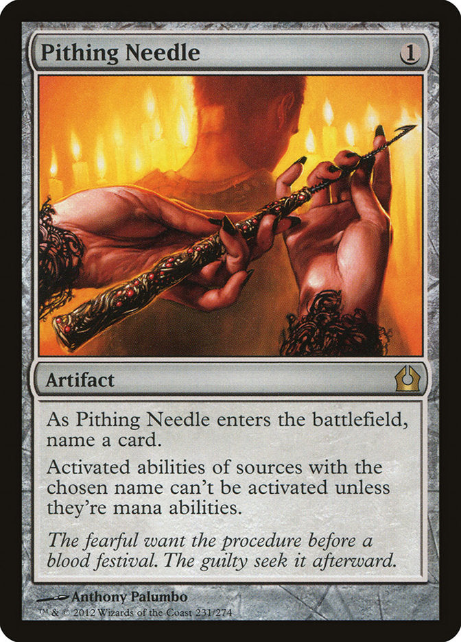 Pithing Needle [Return to Ravnica] | Galaxy Games LLC