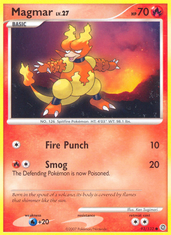 Magmar (93/132) [Diamond & Pearl: Secret Wonders] | Galaxy Games LLC