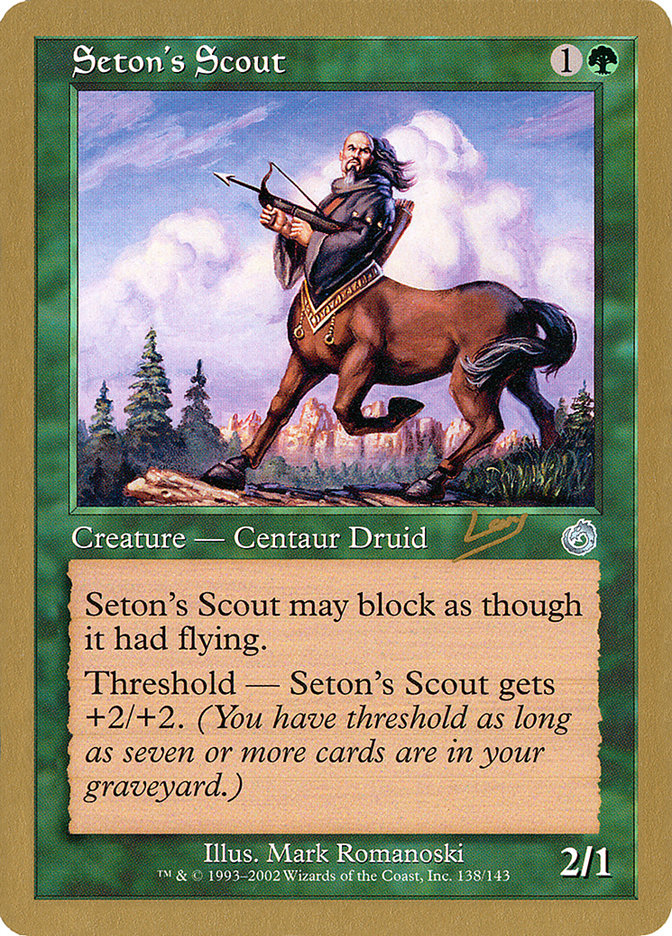 Seton's Scout (Raphael Levy) [World Championship Decks 2002] | Galaxy Games LLC