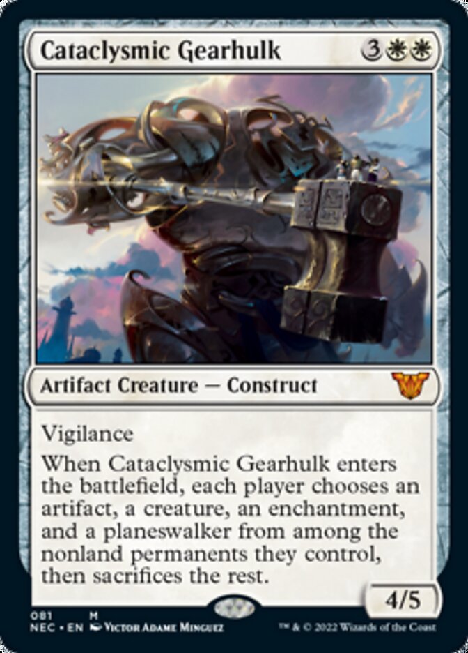 Cataclysmic Gearhulk [Kamigawa: Neon Dynasty Commander] | Galaxy Games LLC