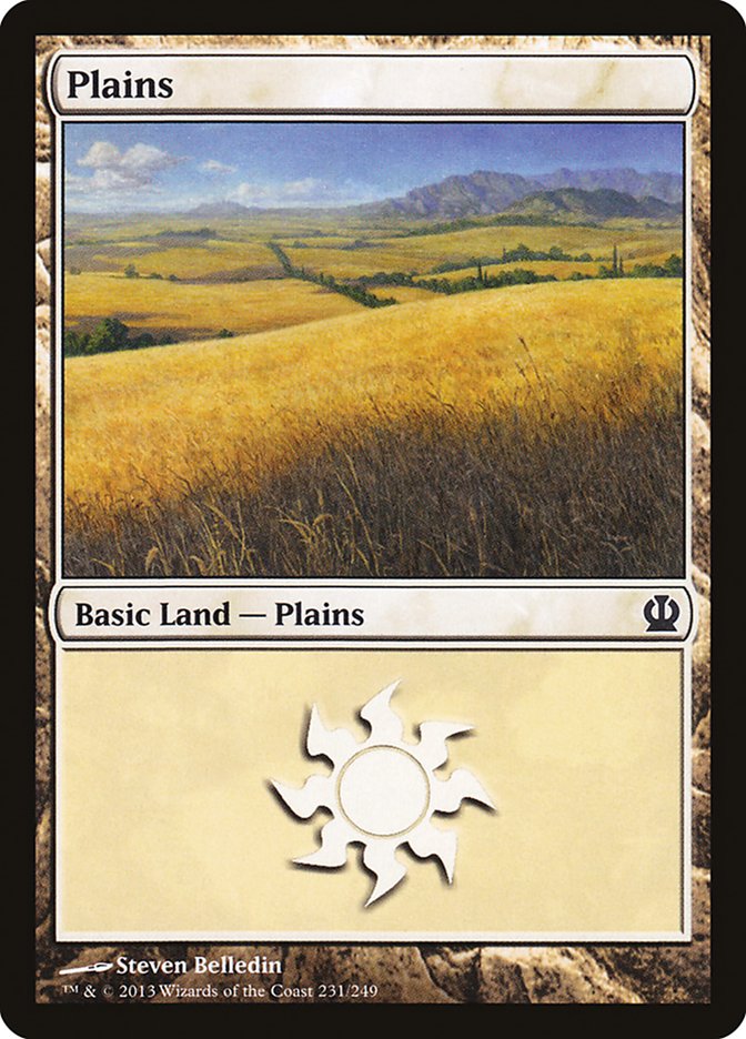 Plains (231) [Theros] | Galaxy Games LLC