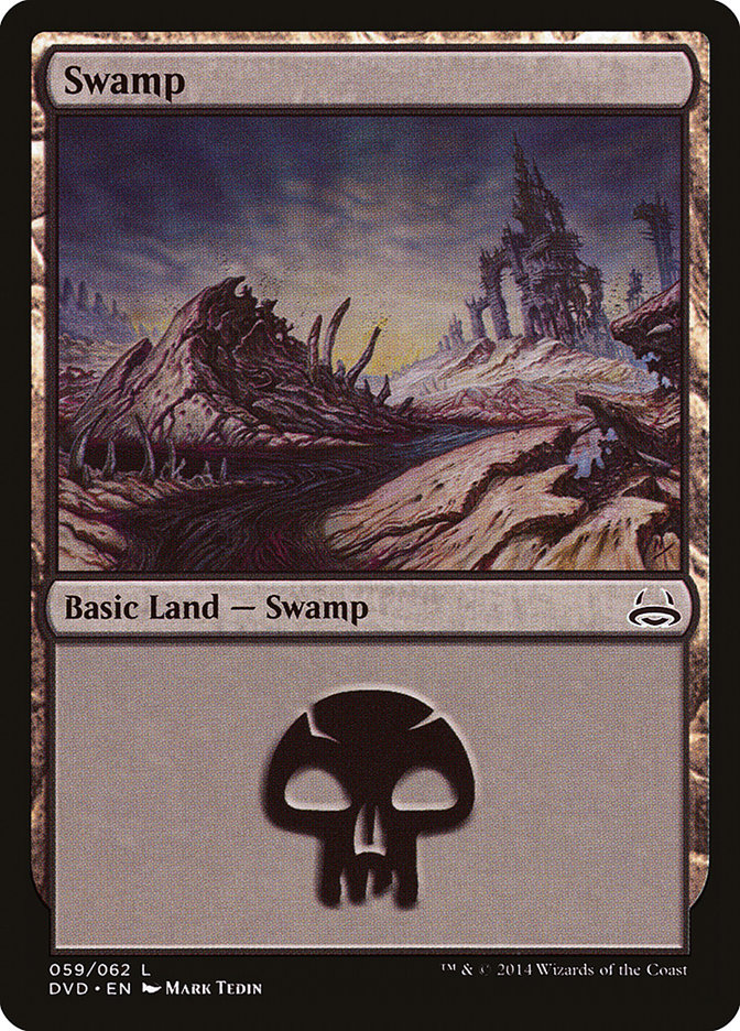 Swamp (59) (Divine vs. Demonic) [Duel Decks Anthology] | Galaxy Games LLC