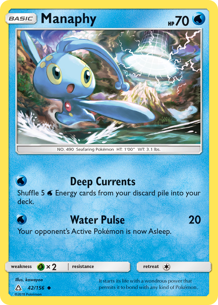 Manaphy (42/156) [Sun & Moon: Ultra Prism] | Galaxy Games LLC