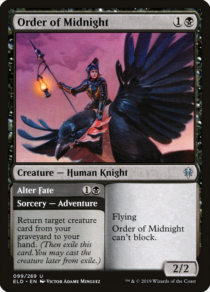 Order of Midnight // Alter Fate [Throne of Eldraine] | Galaxy Games LLC