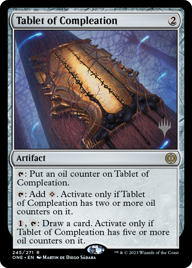 Tablet of Compleation (Promo Pack) [Phyrexia: All Will Be One Promos] | Galaxy Games LLC